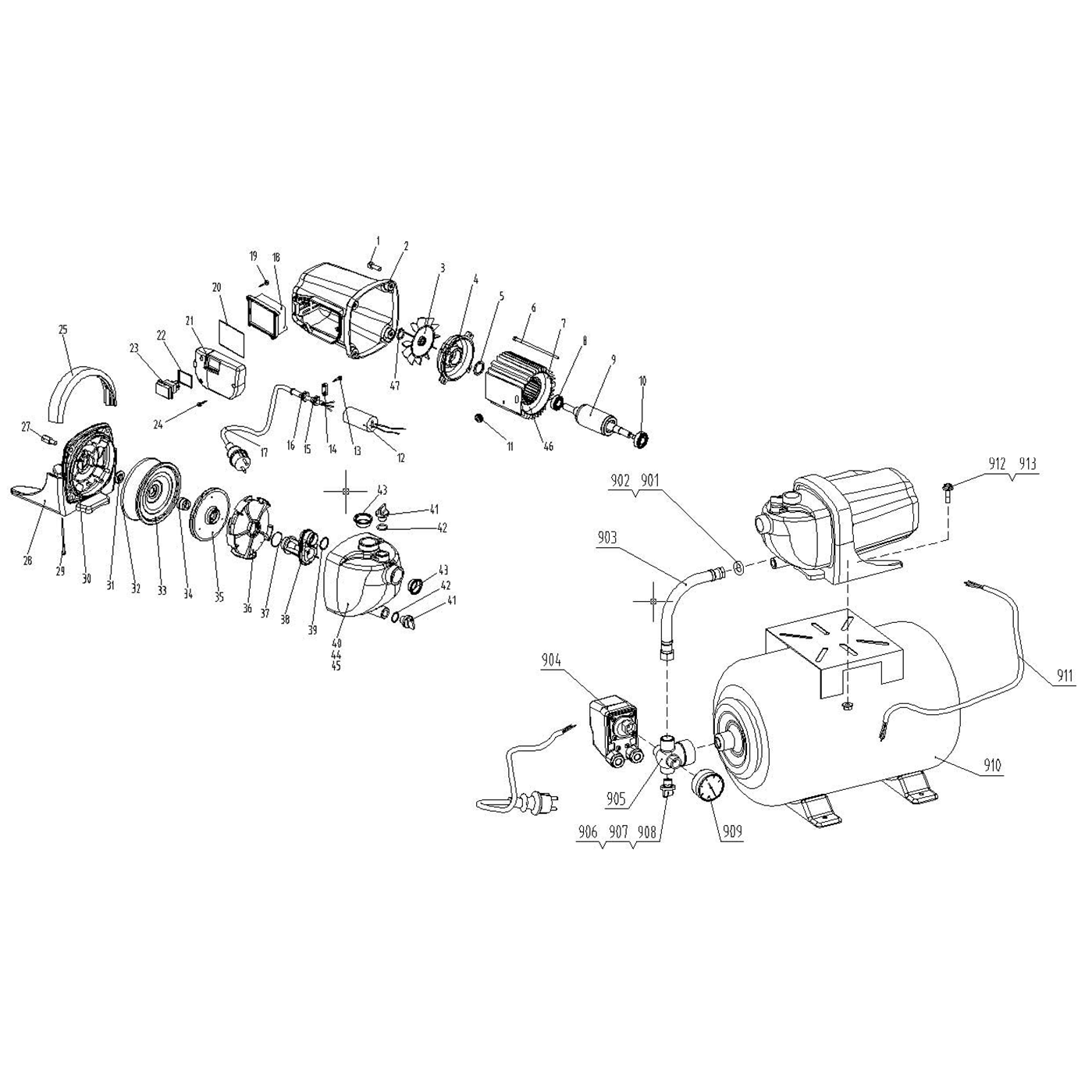 Насосная станция НАС-М3-800