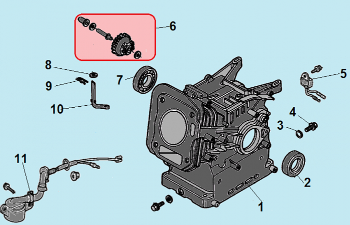 3 ЦИЛИНДР ИЗМЕЛЬЧИТЕЛЬ-ШРЕДЕР БЕНЗИНОВЫЙ CHAMPION SC6448