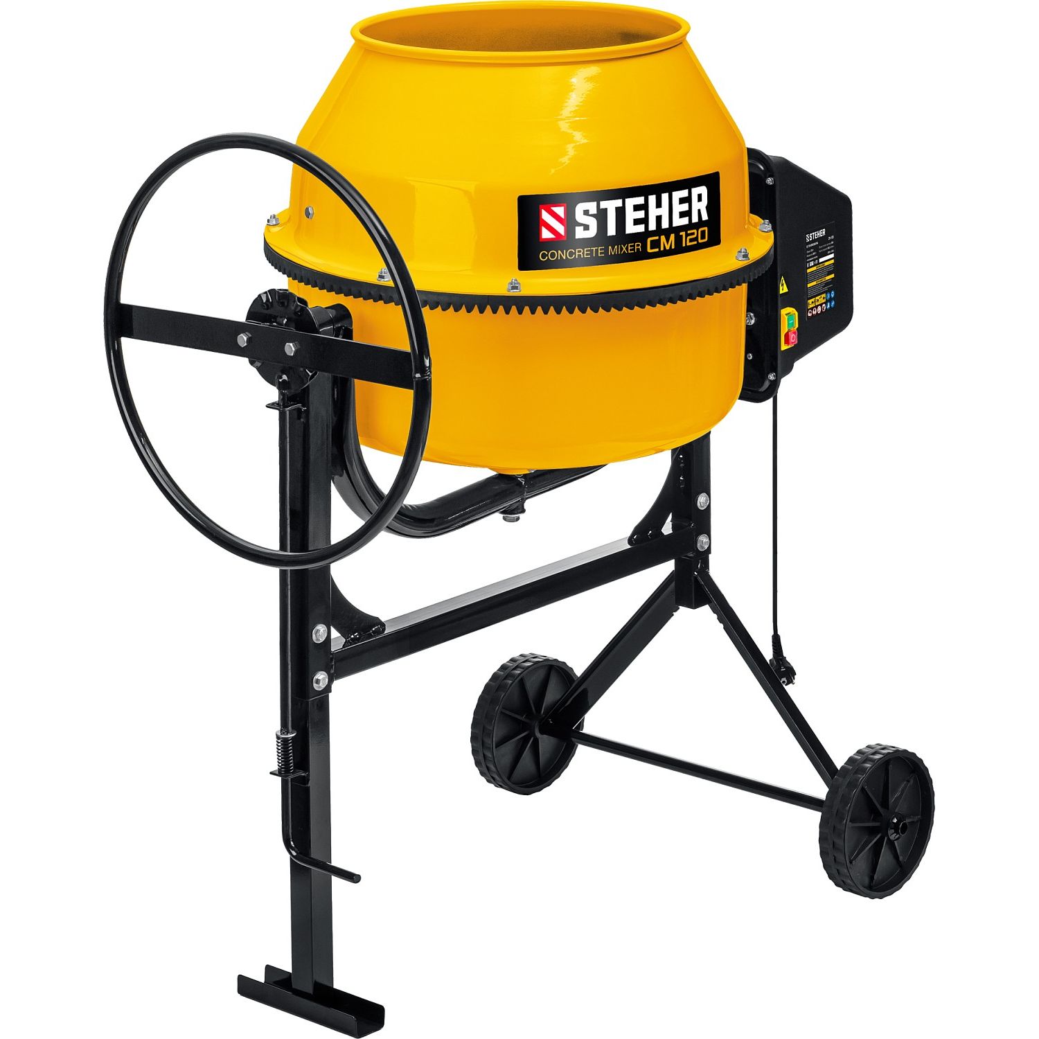 Бетономешалка, полиамидный венец CM-120