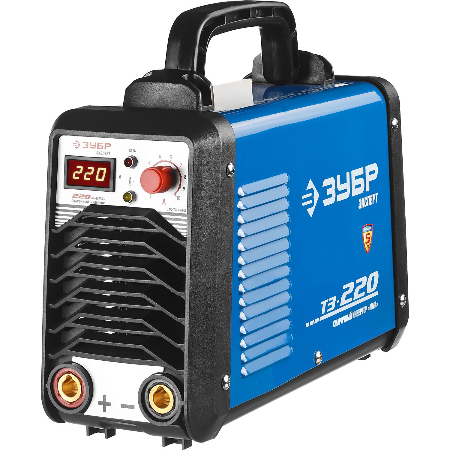 Сварочный инвертор с дисплеем, ММА ЗАС-Т3-220-Д