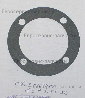 Прокладка плиты клапанной нижняя. 51х73-4отвх6-46х46. КПМ 200.360