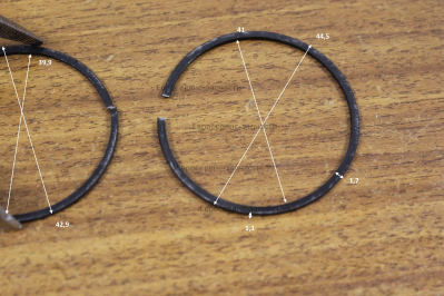 Кольцо 45х1.2 поршневое ПБ 50 YD50.01.03-2: ПБ50/45,2 шт