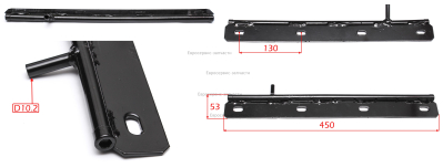 Трубка подачи воды стальная CNP80D033 ПВТ 90ЧБВЛ