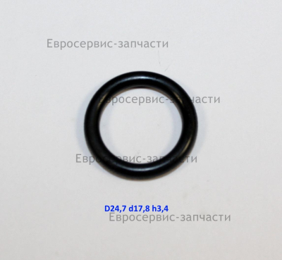 Прокладка кольцо, 25х18х3.5, чёрн. ЕР 0926К