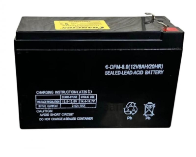 Аккумулятор SA12, SA16 (12В, 8А/ч), CHAMPION(IGP) SA16-08