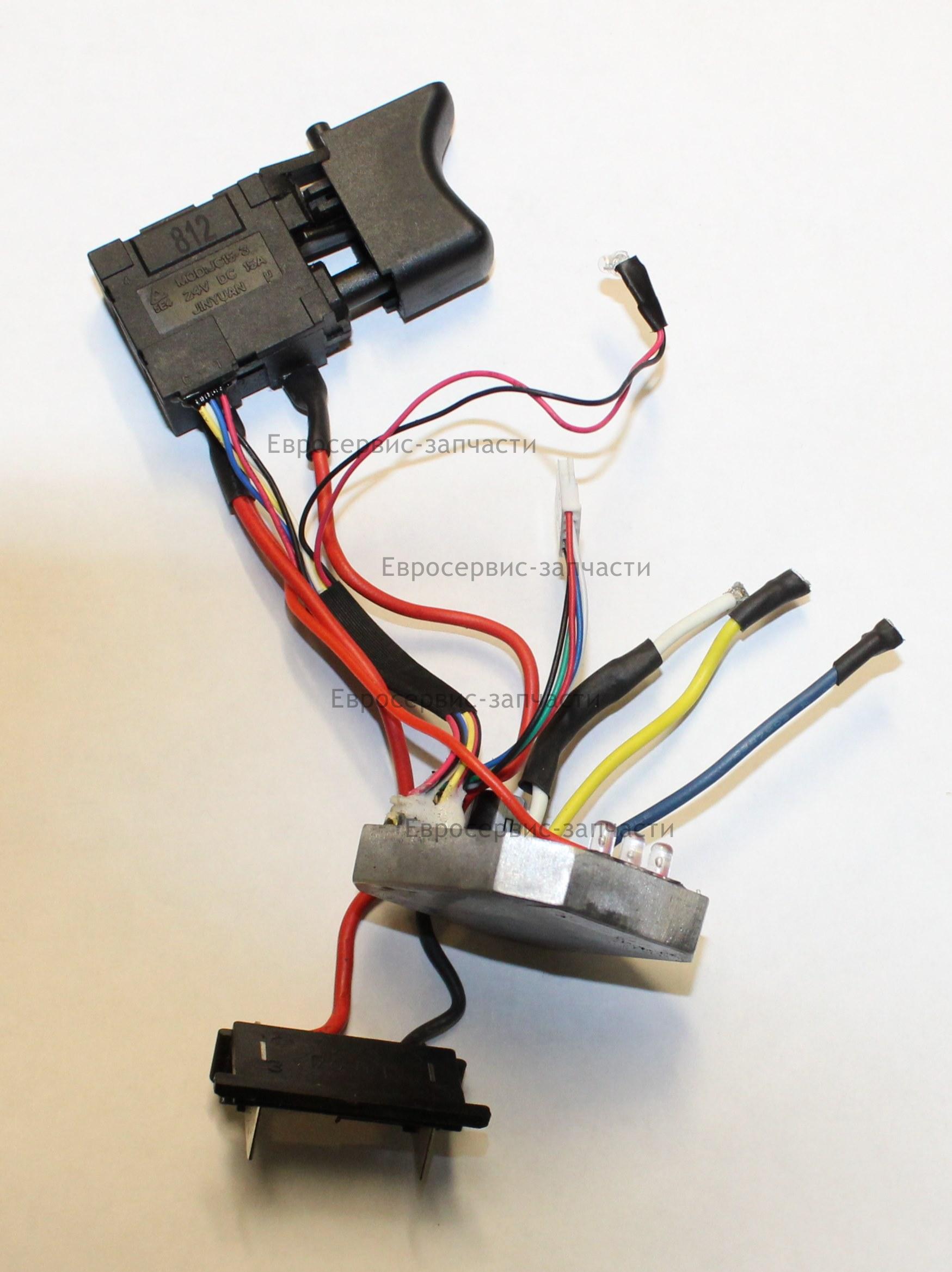 Плата контроля+выключатель ДА 12БЛ2 (Е2201.001.00)