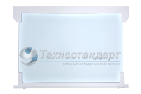 Полка стеклянная с обрамлением для холодильника Beko,  код 4564180200